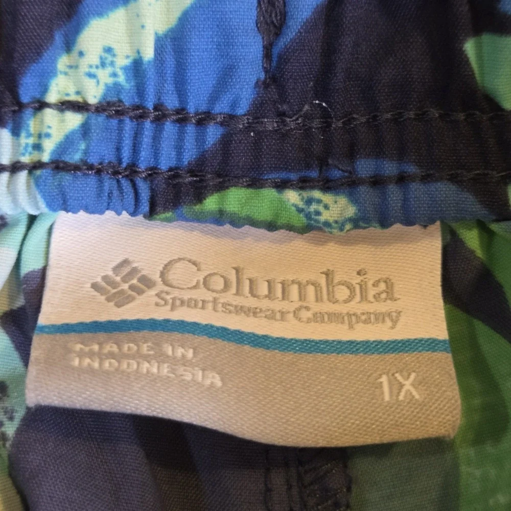 Columbia Shorts Men's Floral Unlined Trunks Blue And Yellow Size‎ XL